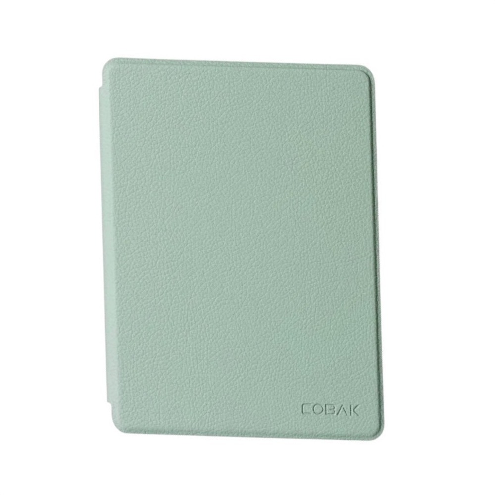 CoBak Case for Kindle Basic Sage Green Faux Leather Slim Protective Shell Cover